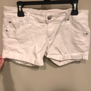 Celebrity pink white shorts